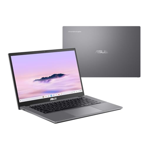 ASUS Chromebook Plus avec Google AI CX3402CBA-PQ0104 - 14" Full HD Laptop (Intel Core i3, 8GB RAM, 128GB UFS, ChromeOS) - AZERTY FR Keyboard