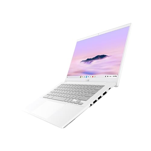 ASUS Chromebook Plus avec Google AI CX3402CBA-PQ0104 - 14" Full HD Laptop (Intel Core i3, 8GB RAM, 128GB UFS, ChromeOS) - AZERTY FR Keyboard