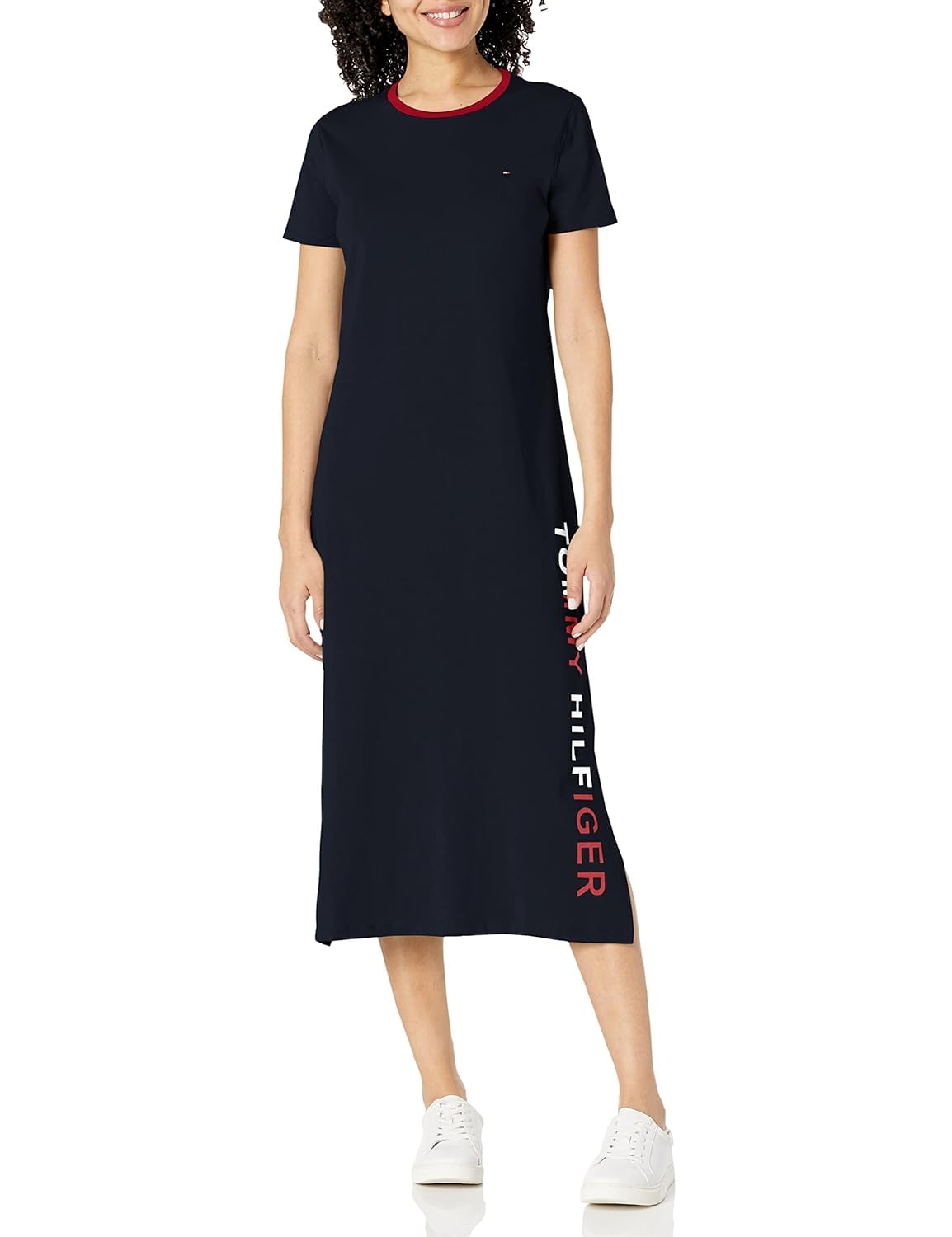 Tommy Hilfiger Damen T-Shirt Dress Freizeitkleidung