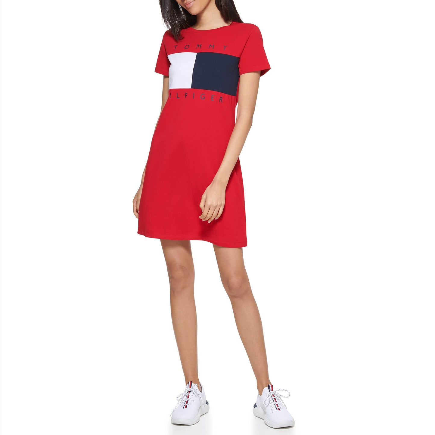 Tommy Hilfiger Damen T-Shirt Dress Freizeitkleidung