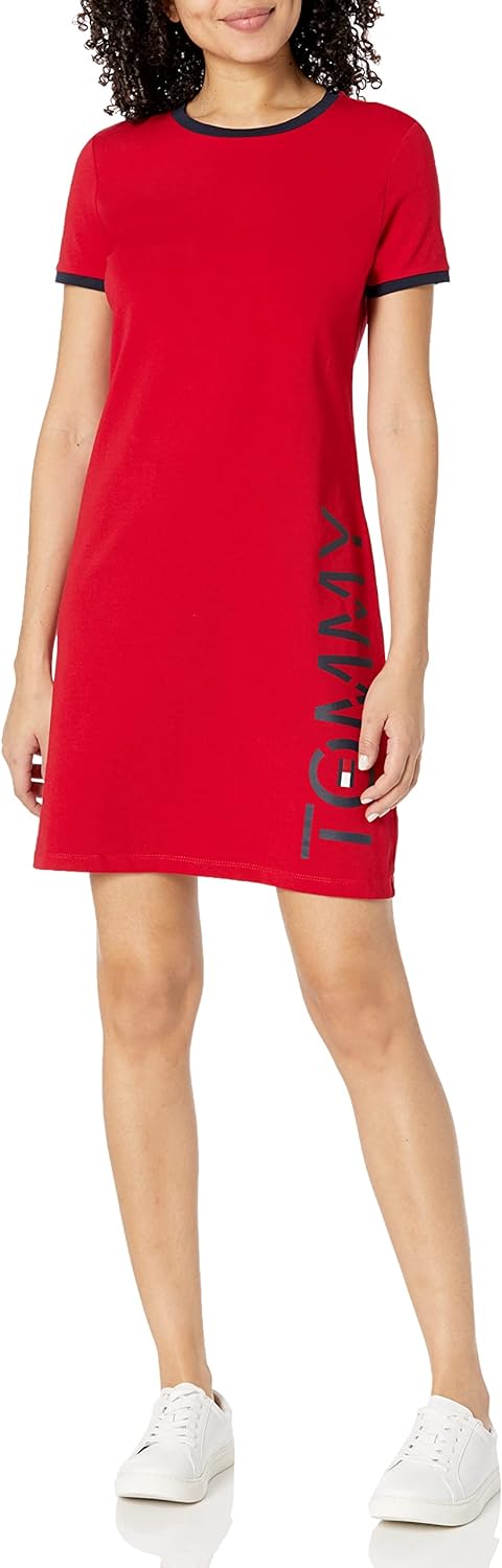 Tommy Hilfiger Damen T-Shirt Dress Freizeitkleidung