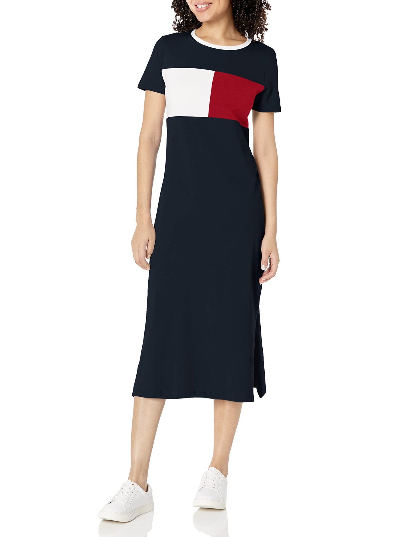 Tommy Hilfiger Damen T-Shirt Dress Freizeitkleidung