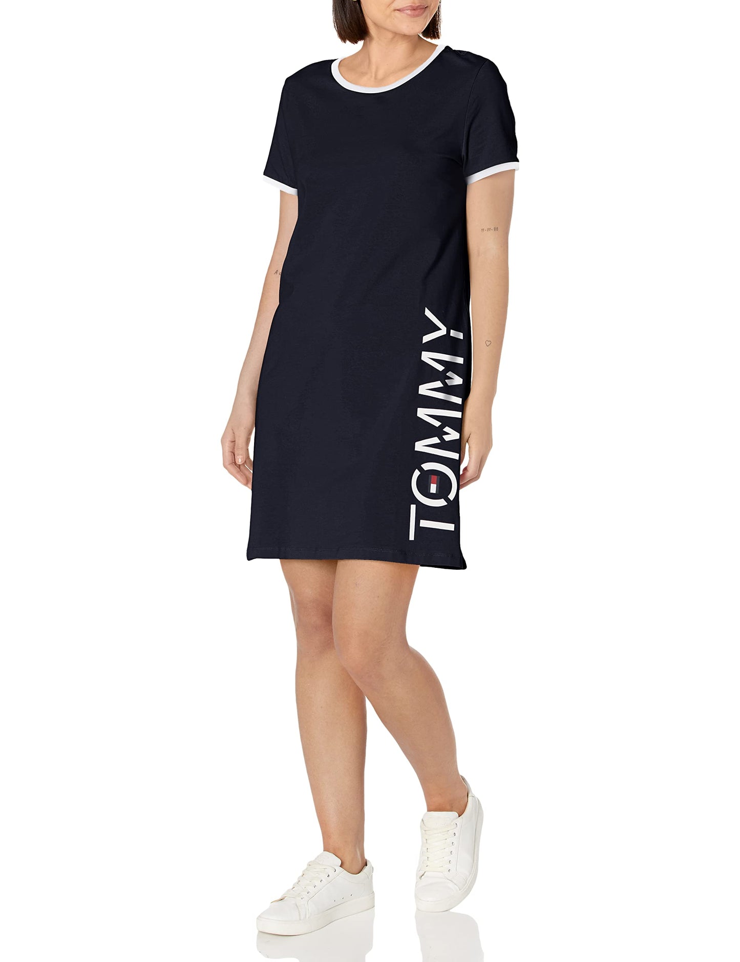 Tommy Hilfiger Damen T-Shirt Dress Freizeitkleidung