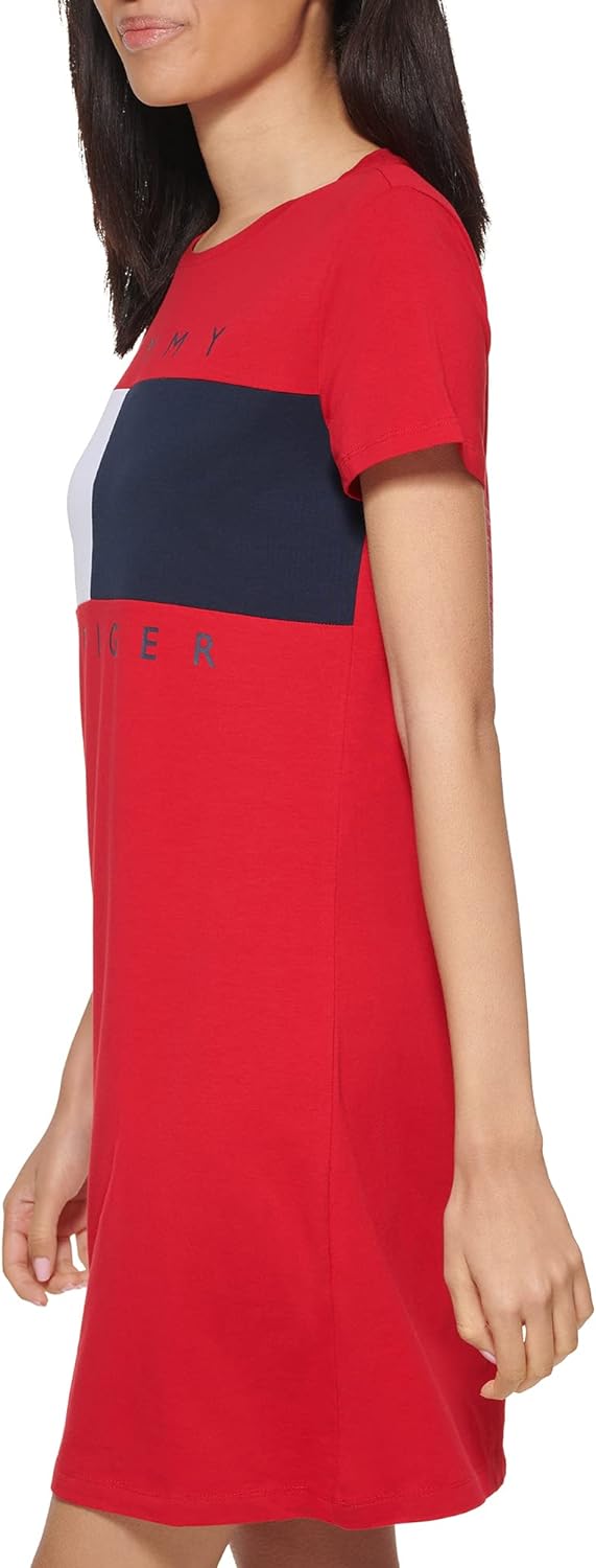 Tommy Hilfiger Damen T-Shirt Dress Freizeitkleidung