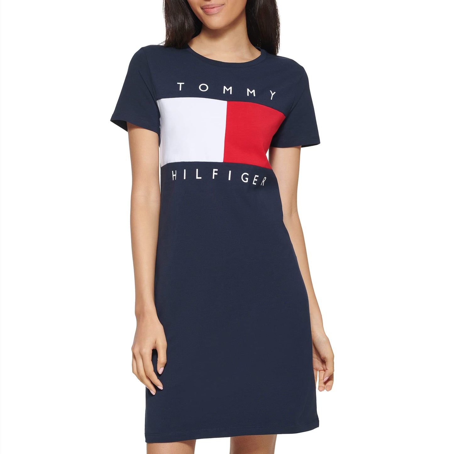 Tommy Hilfiger Damen T-Shirt Dress Freizeitkleidung