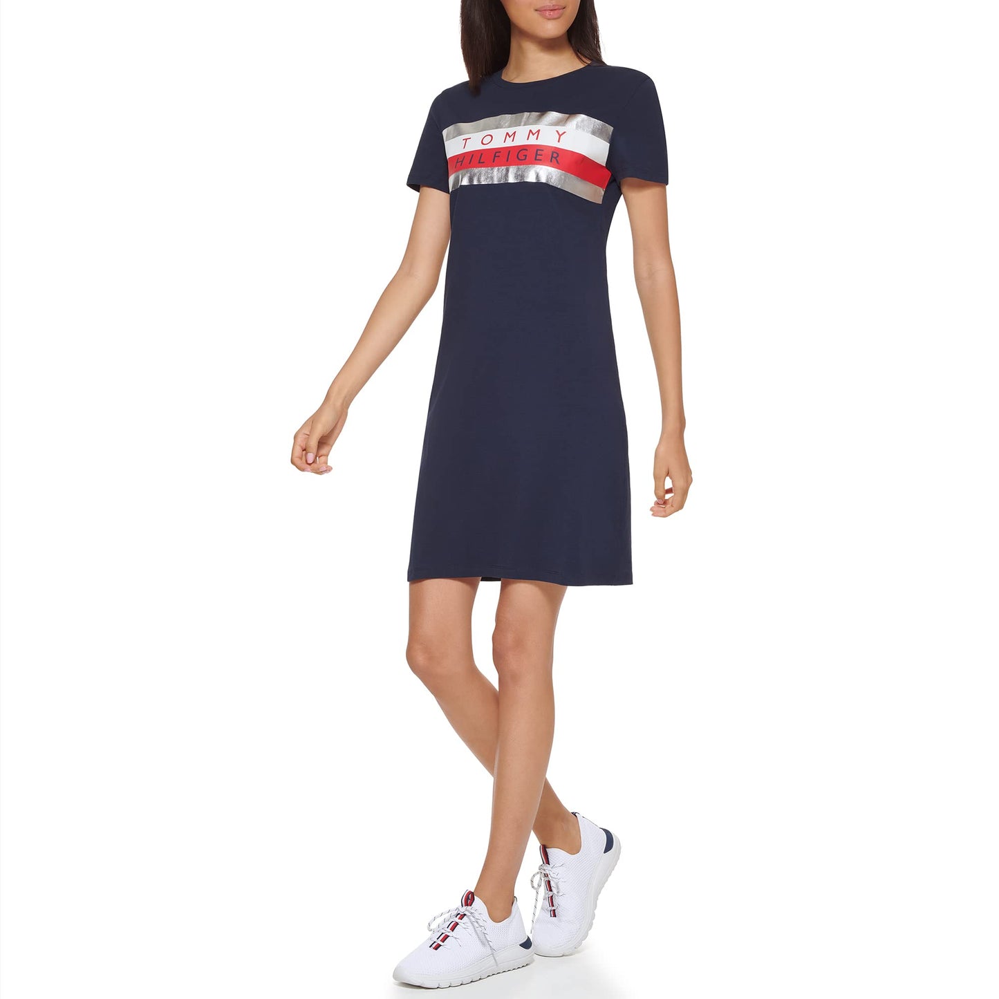 Tommy Hilfiger Damen T-Shirt Dress Freizeitkleidung