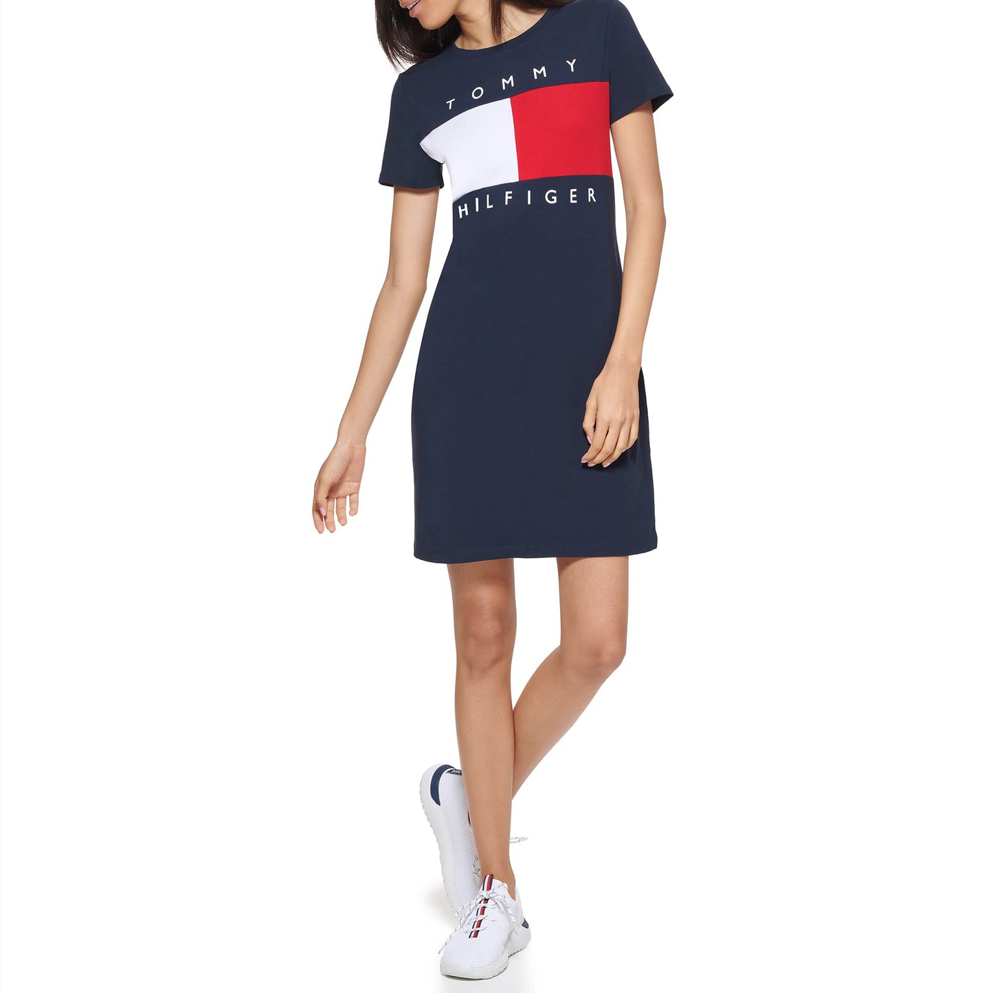 Tommy Hilfiger Damen T-Shirt Dress Freizeitkleidung