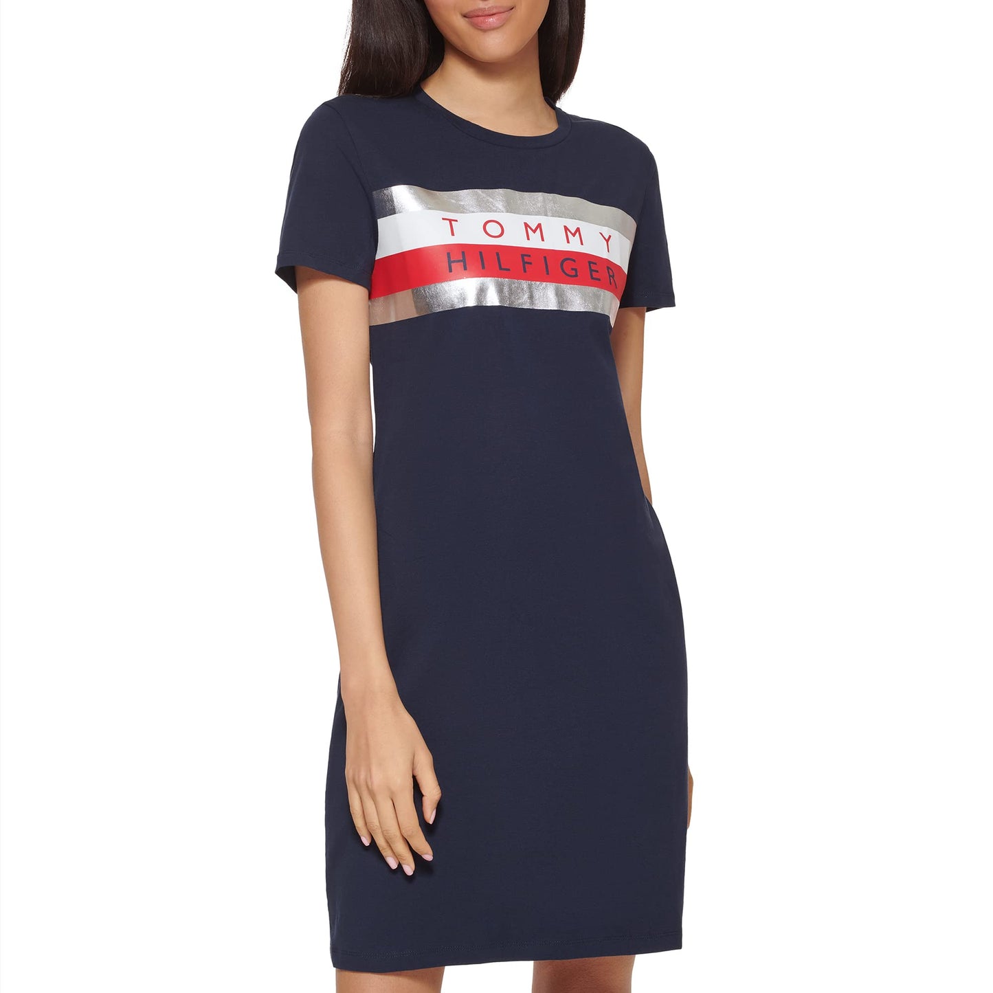 Tommy Hilfiger Damen T-Shirt Dress Freizeitkleidung